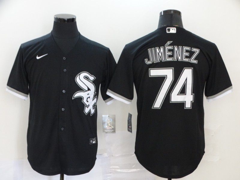 Men Chicago White Sox #74 Jimenez Black Game Nike MLB Jerseys->chicago white sox->MLB Jersey